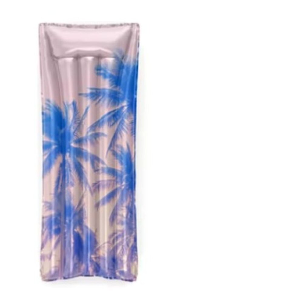 BNWT SOUTH BEACH Luxe Lagoon collection premium inflatable palms pool raft (OS)